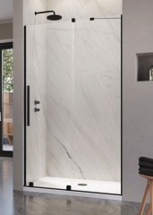 Radaway Furo Black DWJ 110 jobb fekete zuhanyajtó