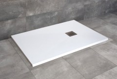 Radaway Kios F szögletes lapos fehér zuhanytálca 180x80