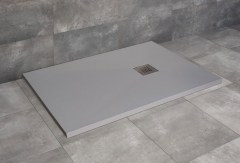 Radaway Kios F szögletes lapos szürke zuhanytálca 200x90