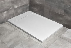 Radaway Teos F szögletes lapos fehér zuhanytálca 150x80