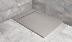 Radaway Teos F szögletes lapos cemento zuhanytálca 150x80