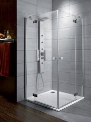 Radaway Almatea KDD 90Rx90B barna szögletes zuhanykabin 900 x 900