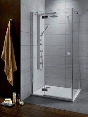 Radaway Almatea KDJ 100Bx100 átlátszó szögletes zuhanykabin 1000 x 1000