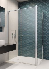 Radaway Eos KDS II 120B átlátszó szögletes zuhanykabin