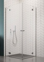 Radaway Torrenta KDD 80Bx80J átlátszó szögletes zuhanykabin