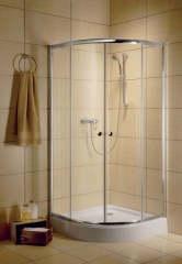Radaway Classic A 90x90 íves grafit fehér zuhanykabin