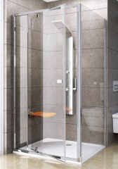 Ravak zuhanykabin Ravak Pivot PPS-80 fényes transparent