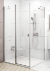 Ravak zuhanykabin Ravak Chrome CPS-90 szatén transparent