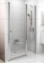 Ravak zuhanyajtó Ravak Chrome CSD2-120 fehér transparent