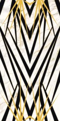 Roberto Cavalli Lush Palm Calacatta Oro dekorcsempe 59,6x119,2 cm
