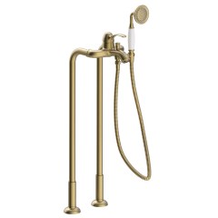 Tres Clasic szabadon álló kádtöltő csaptelep, kézizuhannyal, bronz 24219402LV