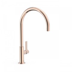 Tres Project-Tres egykaros, magasított (418 mm) mosdó csaptelep rose gold 21190601OP