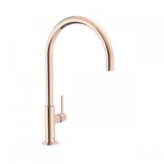 Tres Study Exclusive magasított (418 mm), egykaros mosdó csaptelep, rose gold  26290401OP