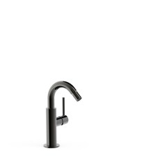 Tres Study Exclusive egykaros bidé csaptelep leresztő nélkül, metallic black  26222402KM