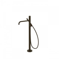 Tres Study Exclusive szabadon álló kádtöltő csaptelep, kézizuhannyal, black bronze 26247002KMB