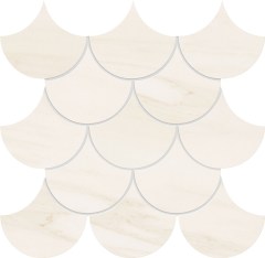 Tubadzin Sheen White mozaik 29 x 19,3