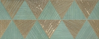 Tubadzin Goldgreen Mono dekorcsempe 29,8 x 74,8 cm