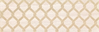 Zoya Salomea Cream Geo dekorcsempe 25x75 cm
