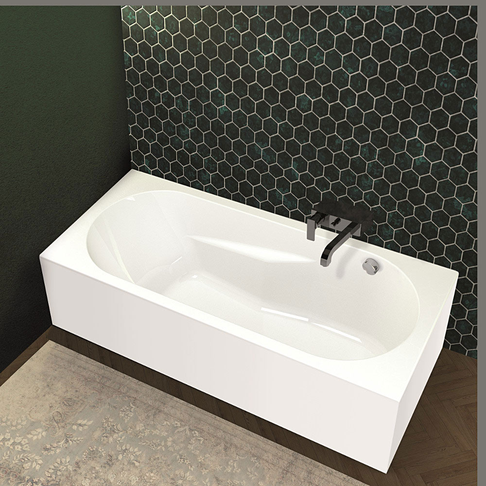 Riho Lazy Plug & Play Jobb egyenes kád 180x80 cm