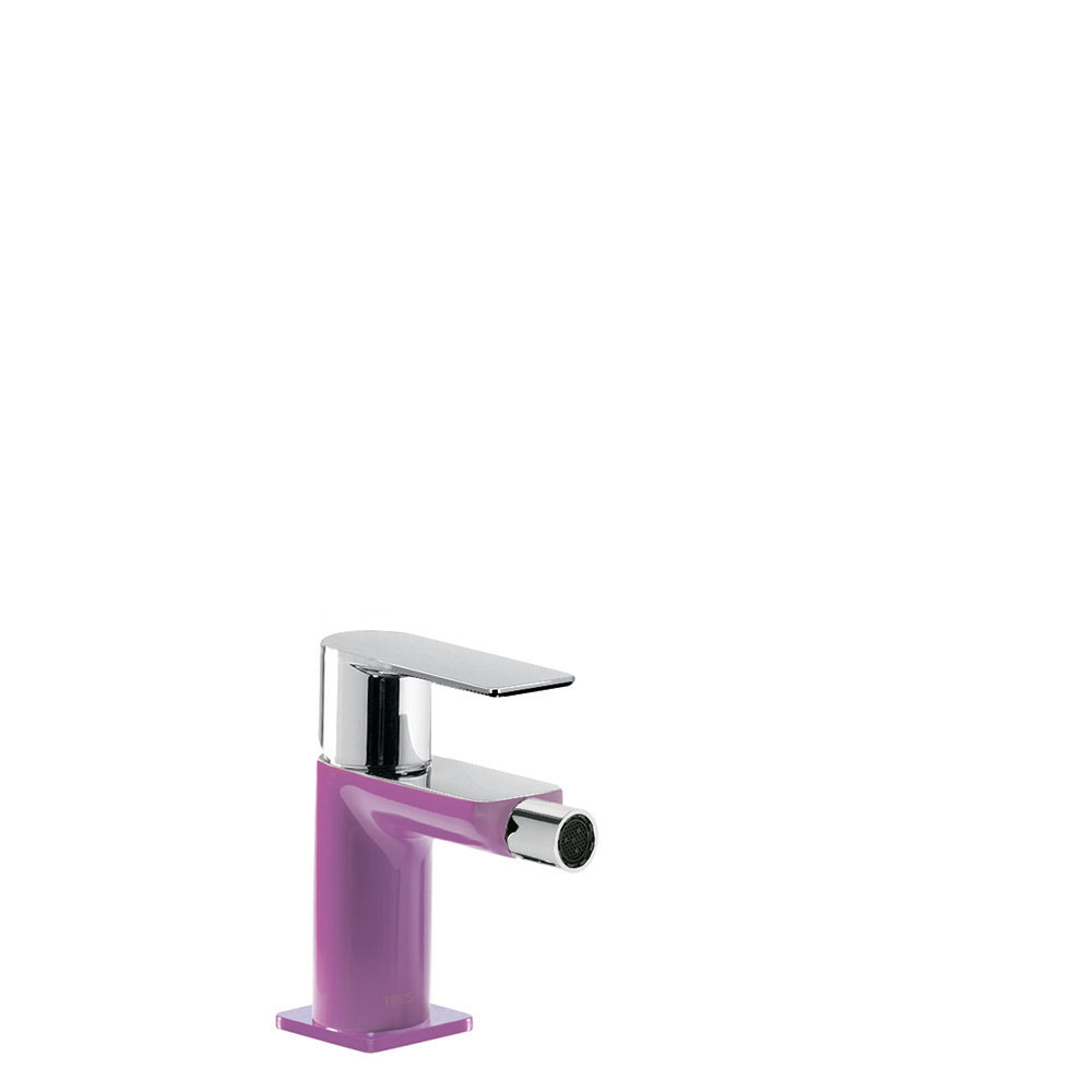 Tres Loft Colors egykaros bidé csaptelep leresztő nélkül purple-chrome 20012001VI