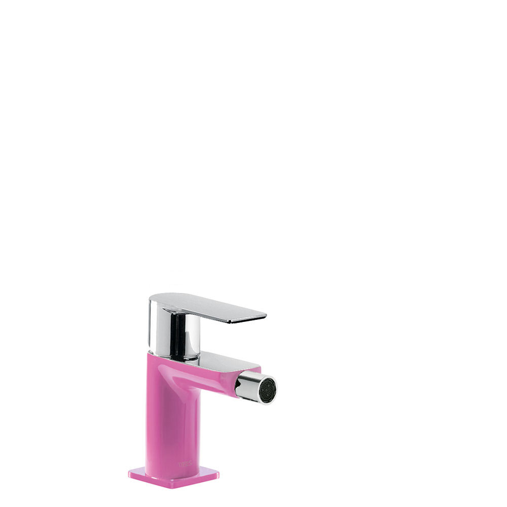 Tres Loft Colors egykaros bidé csaptelep leresztő nélkül fuchsia-chrome 20012001FU