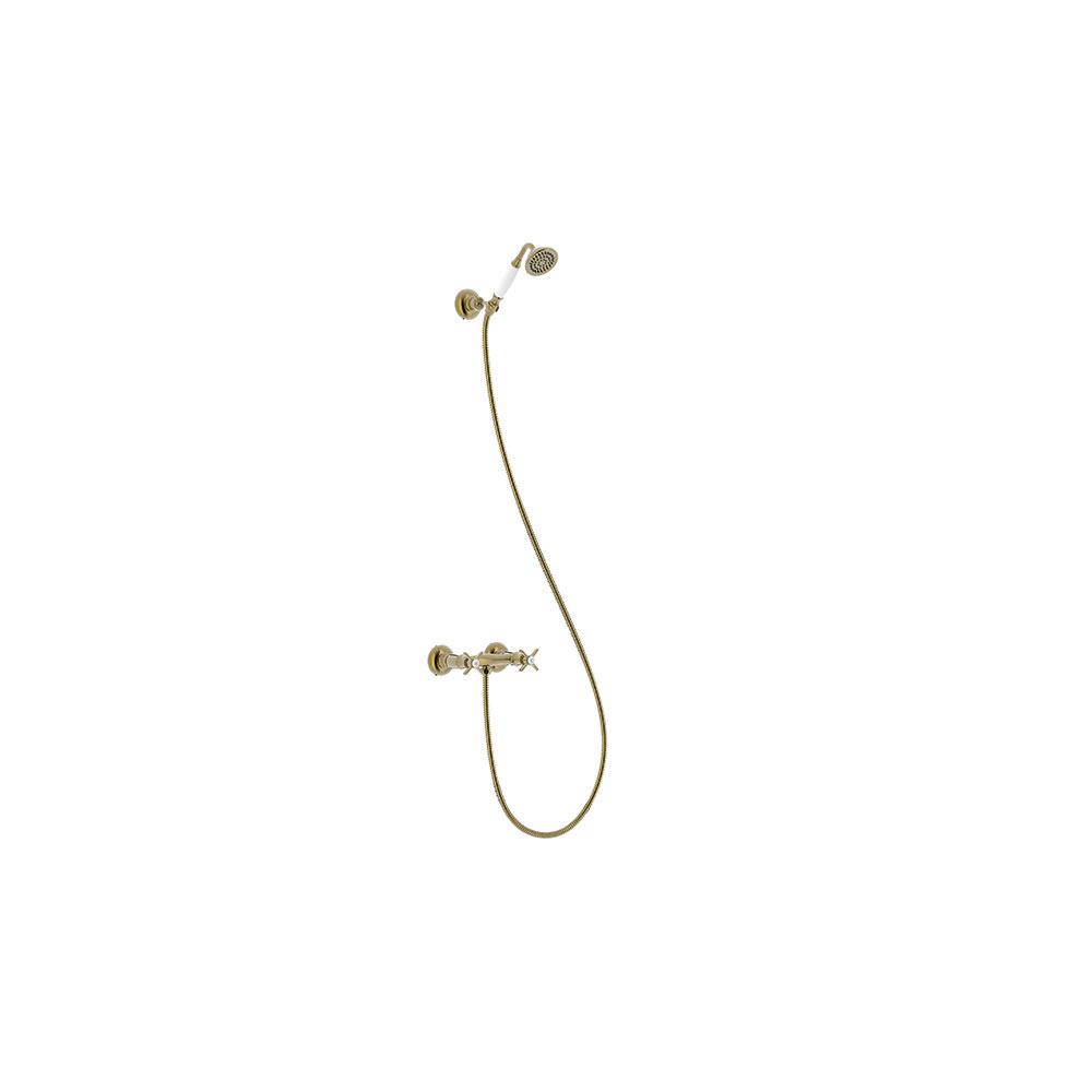 Tres Clasic kétkaros zuhany csaptelep, kézizuhannyal bronz 24216301LV
