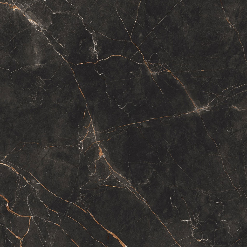 Tubadzin Shinestone Black Pol padlólap 79,8 x 79,8 cm
